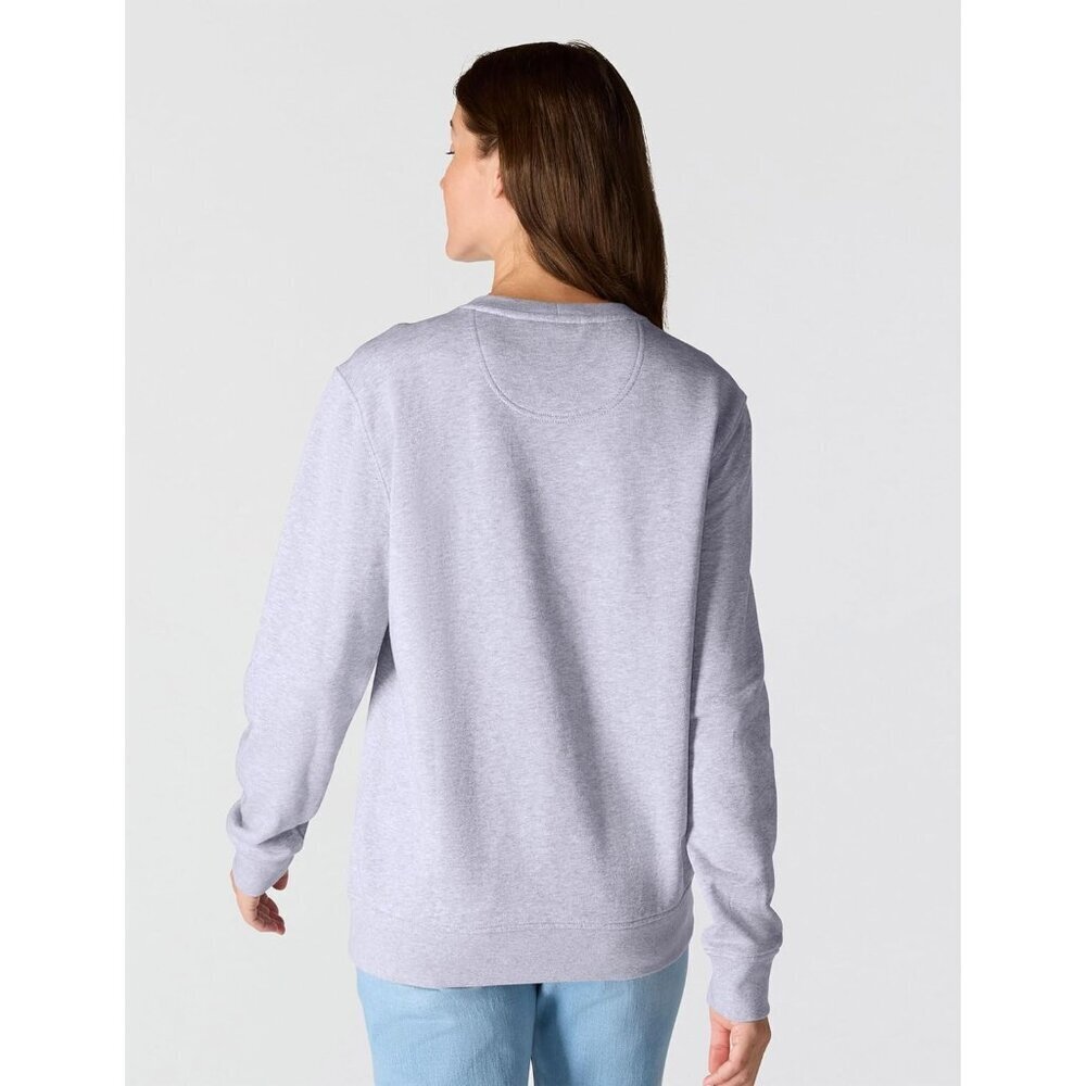 Women's Relaxed Fit Midweight French Terry Crewneck Sweatshirt - Picture 3 of 6